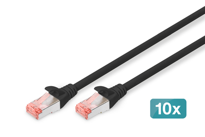 [DK-1644-050-BL-10] DIGITUS CAT 6 S/FTP Patchkabel, 10 Stück