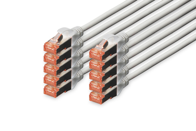 [DK-1644-050-10] DIGITUS CAT 6 S/FTP Patchkabel, 10 Stück