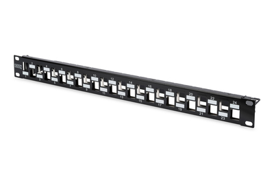 [DN-91412] DIGITUS Modulares Patch Panel, 24-Port, abgestuft