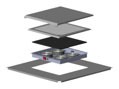 [DN-19-FAN-4-I-6-6] DIGITUS Professional DN-19-FAN-4-I-6-6 - Lüftervorrichtung