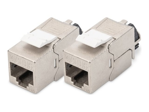 [DN-93617-2] DIGITUS Modulare Eingabe - Keystone, mit Kabelmanagement - CAT 6a - abgeschirmt - RJ-45 (Packung mit 2)