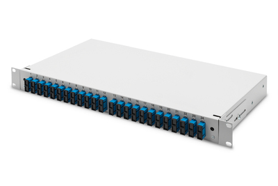 [DN-96322/9] DIGITUS LWL Spleißbox, 1HE, bestückt, 24x SC DX, OS2