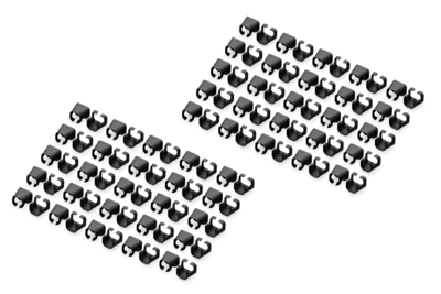 [A-CC-BL] DIGITUS Farbclips für Patchkabel - Schwarz