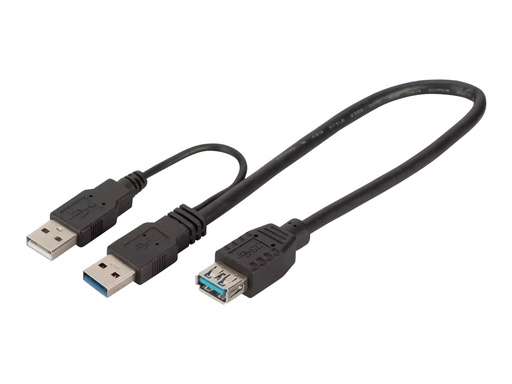 [DB-300140-003-S] DIGITUS USB-Kabel - USB Typ A (M) zu USB Typ A (W)