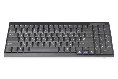 [DS-72000RU] DIGITUS Tastatur passend für DIGITUS TFT-Konsolen, russisches Layout