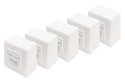 [DN-9006/B5-N] DIGITUS CAT 6, Klasse E, Datendose, Aufputz