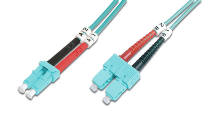 [DK-2532-02/3] DIGITUS LWL Multimode OM 3 Patchkabel, LC / SC