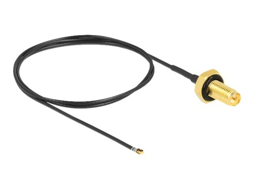 [12661] Delock Antennenkabel - RP-SMA (W) Bulkhead zu MHF 4L LK (M)