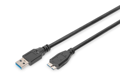[AK-300116-010-S] DIGITUS USB-A  Micro-B Anschlusskabel, 1m
