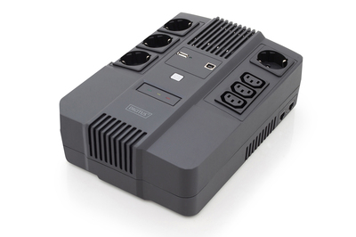 [DN-170110] DIGITUS All-in-One USV, 600VA/360W, LED