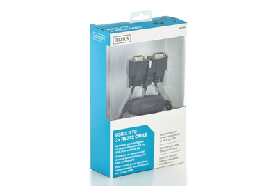 [DA-70158] DIGITUS USB 2.0 zu 2x RS232-Kabel