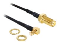 [88472] Delock Adapter RP-SMA Jack > MCX 90° Plug - Antennenadapter - RP-SMA (W)