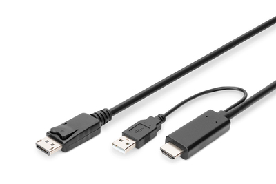 [AK-330111-020-S] DIGITUS 4K HDMI Adapterkabel - HDMI auf DisplayPort