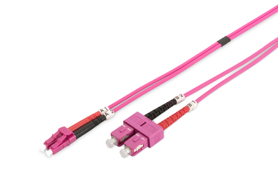 [DK-2532-02-4] DIGITUS LWL Multimode Patchkabel, OM4, LC / SC