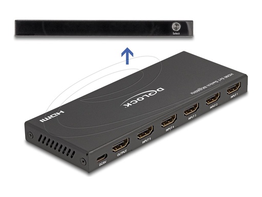 [18657] Delock Video/Audio-Schalter - 1 x HDMI output