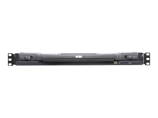 [CL5708IM-ATA-GG] ATEN Slideaway CL5708IM - KVM-Konsole mit KVM-Switch - 8 Anschlüsse - PS/2, USB - Deutsch - 43.2 cm (17")