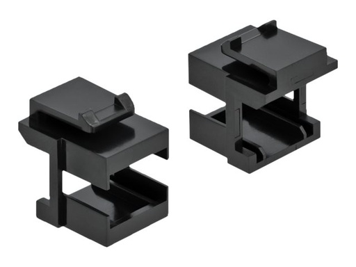 [86806] Delock Abdeckung für Keystone-Stecker - Schwarz (Packung mit 10)