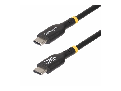 [USB2EPR1M] StarTech.com 1m USB-C Ladekabel, USB-IF zertifiziert, 240W PD EPR, M/M - USB-Kabel - USB-C (M)