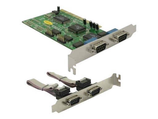 [89046] Delock PCI Card 4x Serial - Serieller Adapter