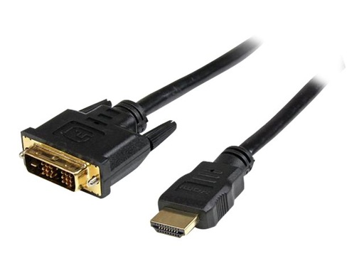 [HDDVIMM1M] StarTech.com 1m HDMI auf DVI-D Kabel - HDMI zu DVI Adapterkabel bidirektional