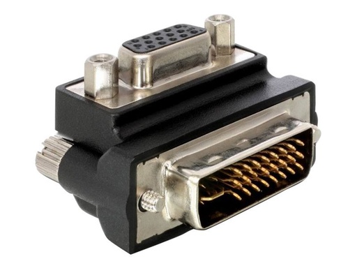 [65172] Delock VGA-Adapter - HD-15 (VGA) (W) zu DVI-I (M)