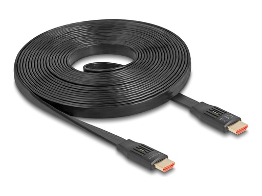 [81004] Delock Hohe Geschwindigkeit - HDMI-Kabel mit Ethernet - HDMI männlich zu HDMI männlich - 5 m - Schwarz - 8K60Hz (7680 x 4320)