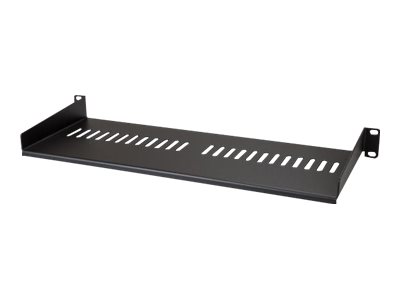 [CABSHELF1U7V] StarTech.com Belüfteter Server Rack Fachboden 1 HE - 175 mm Tief - Stahl - Rack - Regal - Schwarz - 1U - 17.8 cm (7")