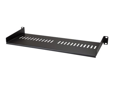 [CABSHELF1U7V] StarTech.com Belüfteter Server Rack Fachboden 1 HE - 175 mm Tief - Stahl - Rack - Regal - Schwarz - 1U - 17.8 cm (7")