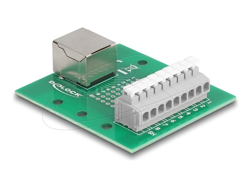 [66992] Delock Netzwerkadapter - RJ-45 (W) zu 9-poliger