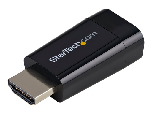 [HD2VGAMICRO] StarTech.com Kompakter HDMI auf VGA Adapter/ Konverter ideal für Chromebooks Ultrabooks & Laptops- HDMI zu VGA HD15 Wandler - 1920x1200 - Videoadapter - HDMI männlich zu HD-15 (VGA)