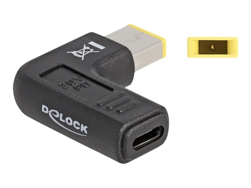 [60003] Delock Netzteil - 24 pin USB-C (W) zu GS-Antriebshebezug 11 x 4,5 mm (M)