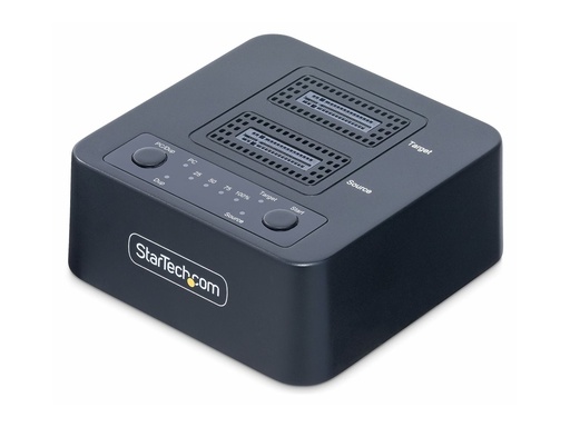 [M2-HDD-DUPLICATOR-N1] StarTech.com 1:1 M.2 NVMe Kopierstation, USB-C PCIe SSD Cloner & Dock - Solid State / Festplattenduplikator - 2 Schächte (PCIe (NVMe))