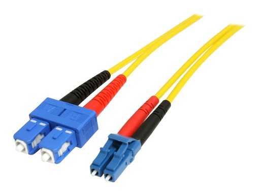 [SMFIBLCSC7] StarTech.com 7m Fiber Optic Cable - Single-Mode Duplex 9/125 - LSZH - LC/SC - OS1 - LC to SC Fiber Patch Cable (SMFIBLCSC7)