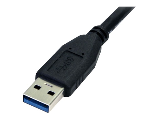 [USB3AUB50CMB] StarTech.com StarTech 0,5m USB 3.0 A auf Micro B Kabel - St/St - Schwarz - 50cm SuperSpeed USB 3.0 Anschlusskabel - Stecker / Stecker - USB-Kabel - Micro-USB Typ B (M)