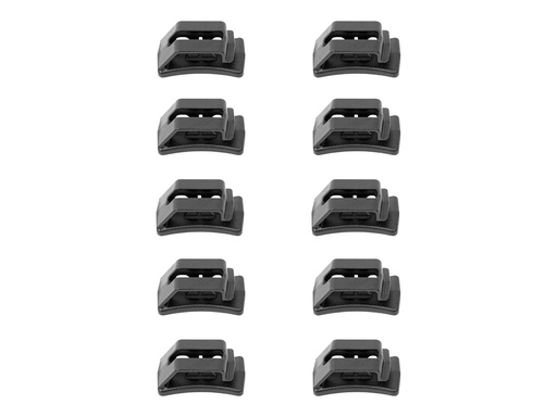 [14101-57] Jabra CORD MOUNT - Kabelclip für Headset - Schwarz (Packung mit 10)
