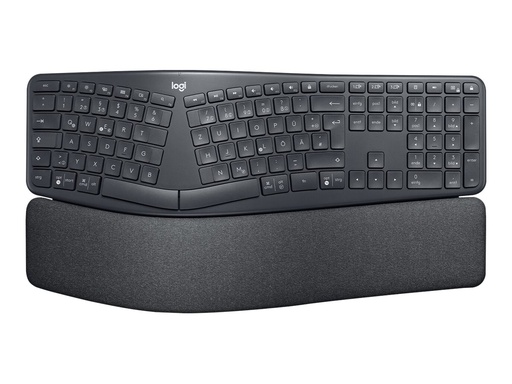 [920-010108] Logitech ERGO K860 - Tastatur - kabellos - 2.4 GHz, Bluetooth 5.0