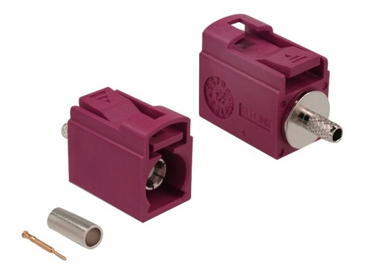 [89710] Delock 21 mm (short) for crimping - RF-Anschluss