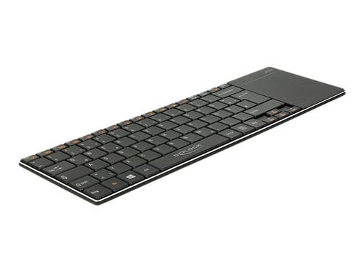 [12454] Delock Smart TV - Tastatur - mit Touchpad - kabellos