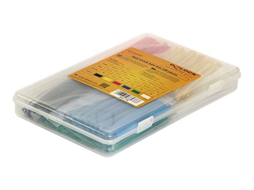 [86278] Delock Wärmeschrumpfschlauch-Kit - Schwarz