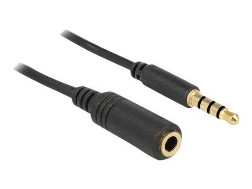 [84666] Delock Headset-Erweiterungskabel - 4-poliger
