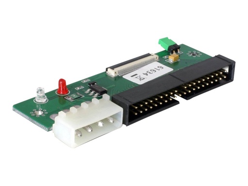 [61634] Delock Adapter IDE to 1,8“ ZIF HDD - IDE-/EIDE-Adapter - ZIF-Anschluss zu IDC 40-polig, interne Stromversorgung, 4-polig (M)