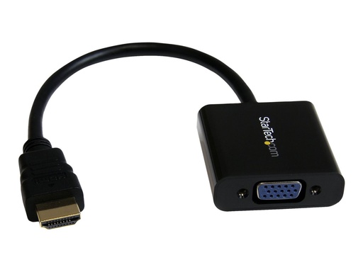 [HD2VGAE2] StarTech.com HDMI auf VGA Video Adapter Konverter für PC/ Laptop/ Ultrabook- 1920x1080 - High Speed - Videoadapter - HDMI männlich zu HD-15 (VGA)