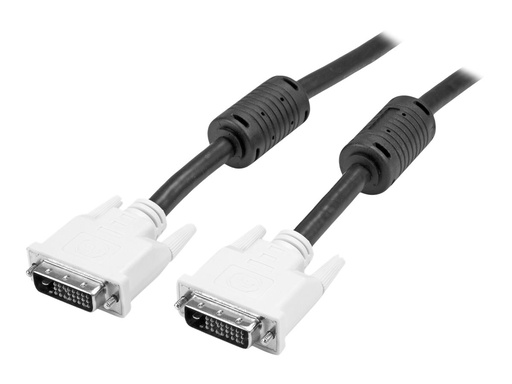 [DVIDDMM3M] StarTech.com DVI-D Dual Link Kabel 3m (Stecker/Stecker) - DVI 24+1 Pin Monitorkabel Dual Link - DVI Anschlusskabel mit Ferritkernen - DVI-Kabel - Dual Link - DVI-D (M)