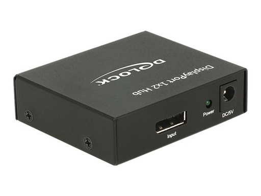 [87691] Delock Video-/Audio-Splitter - 2 x DisplayPort