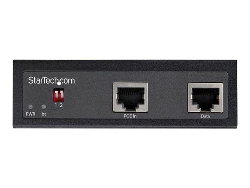 [POESLT1G48V] StarTech.com Industrieller Gigabit PoE Splitter - 90W Hochgeschwindigkeits Power-over-Ethernet PoE+++ Splitter - 12-48V DC - PoE-Splitter (DIN-Schienenmontage möglich)