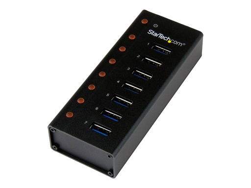 [ST7300U3M] StarTech.com 7 Port USB 3.0 Hub - Metallgehäuse