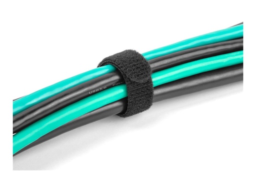 [19054] Delock Klettverschluss - 25 cm - Schwarz (Packung mit 10)