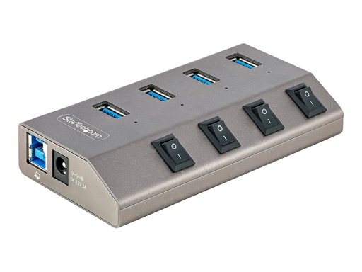 [5G4AIBS-USB-HUB-EU] StarTech.com 4-Port USB 3.0 Hub Mit Netzteil
