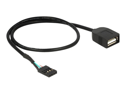 [83825] Delock Internes USB-Kabel - 4-Pin-USB 2.0-Header (W)