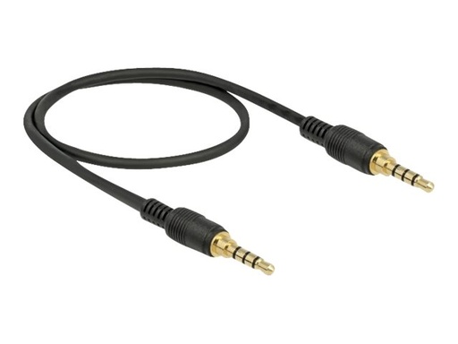 [85592] Delock Audiokabel - 4-poliger Mini-Stecker